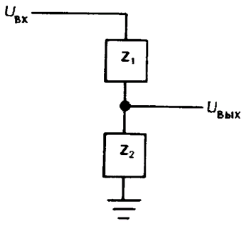 Обобщенная схема делителя напряжения