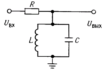 Резонансная LC-схема широкополосного фильтра